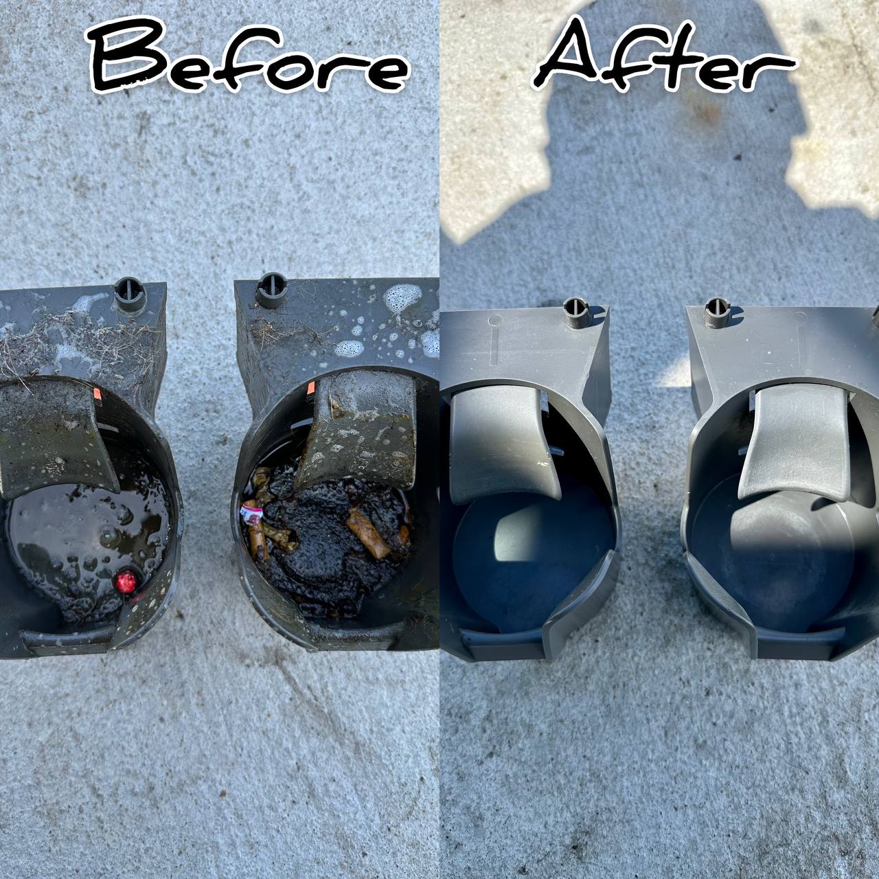 Mobile semi truck deep clean at customer yard Chicago suburb