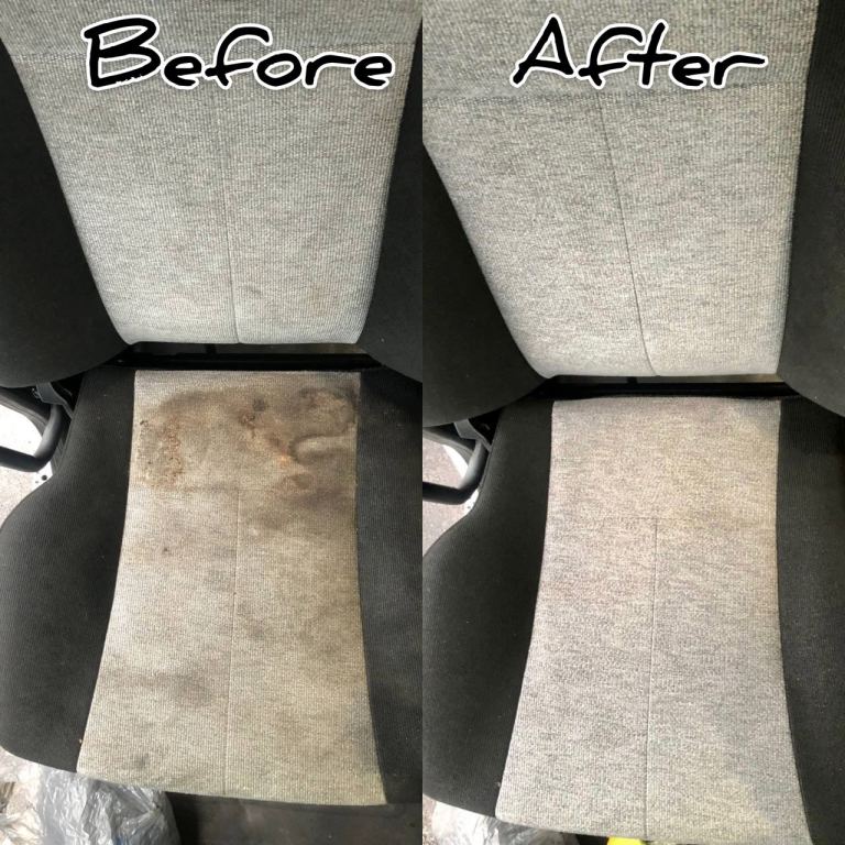 Semi truck cab headliner and door panels detailing Bensenville